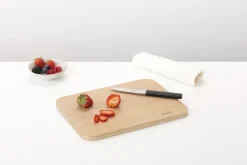 Brabantia Cuchillo de verduras Profile 22 cm, negro-acero inoxidable NegroPlateado Best
