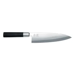 KAI Otros Cuchillos|Cuchillos Japoneses<Cuchillo deba Wasabi Black, 21 cm NegroPlateado