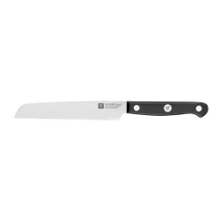 Zwilling Otros Cuchillos<Cuchillo dentado universal Four star 13 cm, Negro-acero inoxidable Plateado