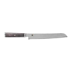 Miyabi Cuchillo para pan 23 cm, Black 5000MCD 67, Damasco-arce negro Plateado Clearance