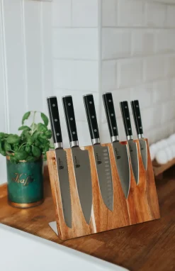 Dorre Cuchillos De Pan<Cuchillo para pan Asama 20 cm, Acero inoxidable NegroPlateado