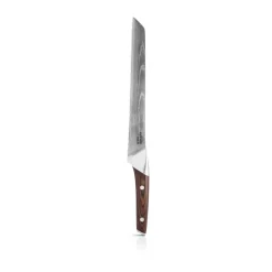 Eva Solo Cuchillo para pan Nordic Kitchen 24 cm, Acero damasco PlateadoMarrón Clearance