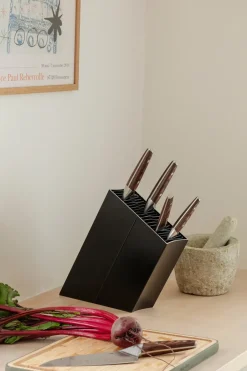 Eva Solo Cuchillo para pan Nordic Kitchen 24 cm, Acero damasco PlateadoMarrón Clearance