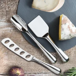 Robert Welch Cuchillos Para Queso|Cubiertos De Servir<Cuchillo para queso blando Radford brillante, acero inoxidable Plateado