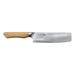 Satake Cuchillos Japoneses|Cuchillos Para Verdura Y Fruta<Cuchillo para verduras Kaizen Nakiri, 16 cm PlateadoMarrón