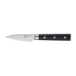 Dorre Cuchillo pelador Asama 8 cm, Acero inoxidable NegroPlateado Best