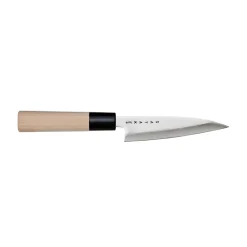Satake Cuchillo pelador Houcho, 12 cm BeigePlateadoNegro Discount