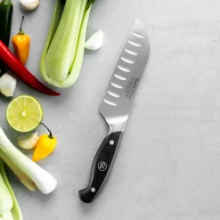 Robert Welch Cuchillos Santoku<Cuchillo santoku professional 14 cm, Acero inoxidable PlateadoNegro