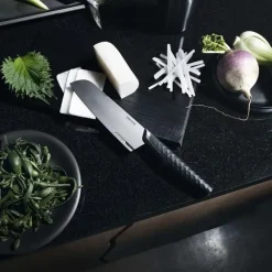 Fiskars Cuchillos Santoku<Cuchillo santoku Taiten, 16 cm PlateadoNegro