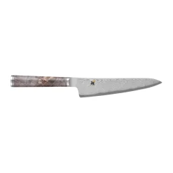 Miyabi Otros Cuchillos|Cuchillos Japoneses<Cuchillo universal Negro 5000MCD 67 shotoh, 13 cm, Damasco-negro Plateado