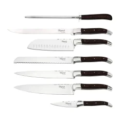 Hâws Juegos De Cuchillos De Cocina<Cuchillos de chef Laguiole By , 7 piezas, Wengué MarrónPlateado