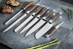 Hâws Juegos De Cuchillos De Cocina<Cuchillos de chef Laguiole By , 7 piezas, Wengué MarrónPlateado
