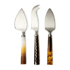 HKliving Cuchillos para queso HK Living 3 piezas, Havana Multi Outlet