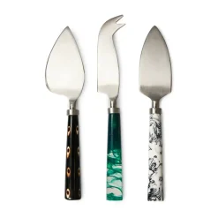 HKliving Cuchillos Para Queso|Cubiertos De Servir<Cuchillos para queso HK Living 3 piezas, Coast Multi