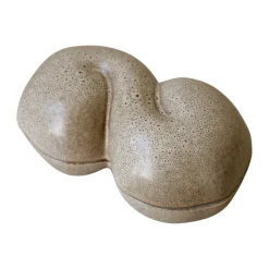 DBKD Cuenco con tapa Bun 11x18 cm, Beige