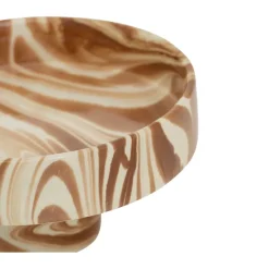 URBAN NATURE CULTURE Cuenco decorativo Moon Ø26 cm, Marrón- Blanco Online