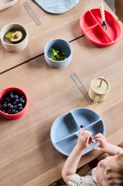 OYOY Boles Para Desayuno|Vajillas Infantiles<Cuenco Enkei suction, Dusty Blue Azul
