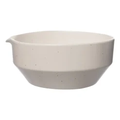 ERNST Cuenco blanco natural, H9 cm Ø20 cm Beige Clearance