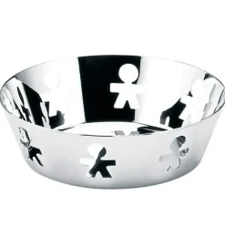 Alessi Cuencos Decorativos<Cuenco Girotondo, acero inoxidable GrisPlateado