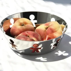 Alessi Cuencos Decorativos<Cuenco Girotondo, acero inoxidable GrisPlateado