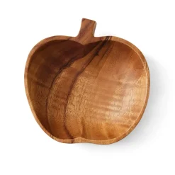 HKliving Cuenco manzana M, Acacia Marrón New