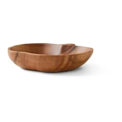 HKliving Cuenco manzana M, Acacia Marrón New