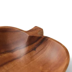 HKliving Cuenco manzana M, Acacia Marrón New