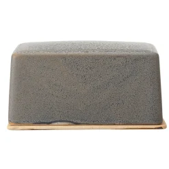 Bloomingville Cuenco para mantequilla Kendra gres, Gris Discount