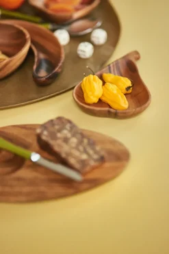 HKliving Cuenco pera M, Acacia Marrón Discount