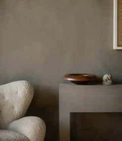 Audo Copenhagen Cuencos Decorativos<Cuenco Rond Ø42 cm, Madera de haya Marrón
