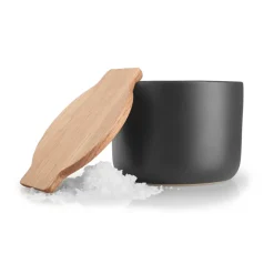 Eva Solo Molinillos De Sal Y Pimienta|Saleros Y Pimenteros<Cuenco salero con tapa Nordic Kitchen, Negro