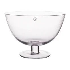 ERNST Cuencos de cristal con base , Ø16,5 cm Transparente