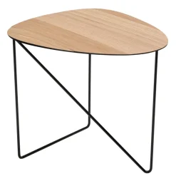 LIND DNA Curve Mesa auxiliar L, roble Beige Discount