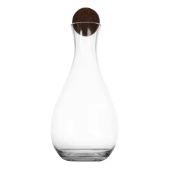 Sagaform Decantadores De Vino<Decantador de vino con bola de corcho Nature 2 l, transparente- oscuro Marrón