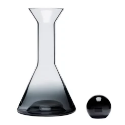 Tom Dixon Decantador de vino Tank 1 L, Negro Transparente Discount