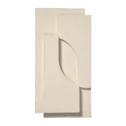 Kristina Dam Studio Decoración de pared Serif Relief S, Off white Blanco Sale