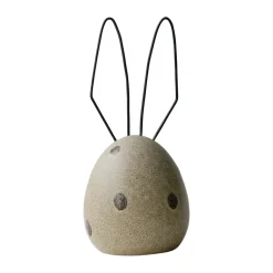 DBKD Decoración de Pascua Liebre H18 cm, dot Beige Hot