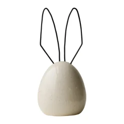 DBKD Decoración de Pascua Liebre H18 cm, Vanilla Beige Online