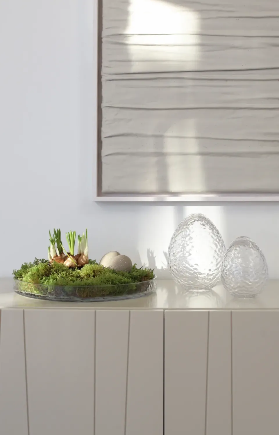 Cooee Design Decoración Gry huevo 16 cm, Clear Transparente Outlet