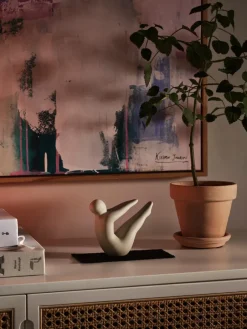 Design House Stockholm Esculturas Y Figuras De Porcelana<Decoración Yoga no. 2, Light grey Gris
