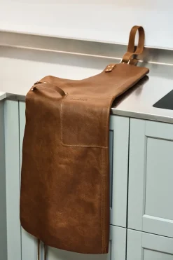 Nordwik Delantal de cuero , Marrón Sale