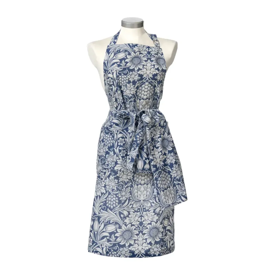 Klippan Yllefabrik Delantal Sunflower, Dark denim Azul Discount