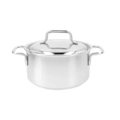 Demeyere Apollo 7 olla baja de acero inoxidable, 2,2 L Plateado Best