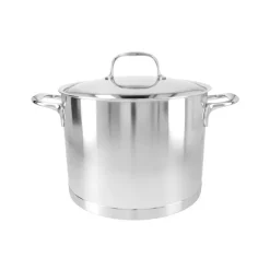 Demeyere Atlantis 7 olla alta de acero inoxidable, 8 L Plateado