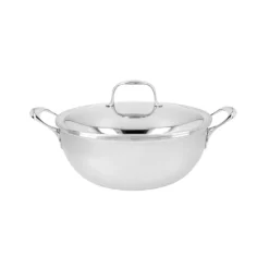 Demeyere Atlantis 7 sartén para servir de acero inoxidable, 4,8 L Plateado Sale
