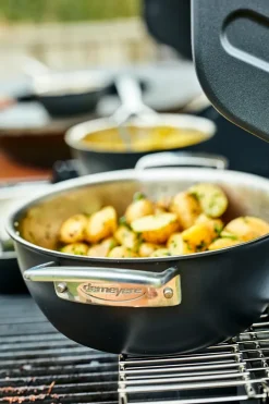 Demeyere Sartenes De Saltear Y Sofreír<Black 5 sartén para servir de acero inoxidable, 3,25 L Plateado