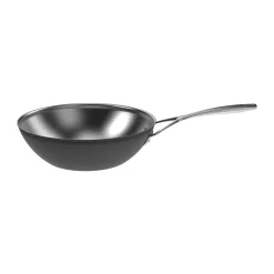 Demeyere Black 5 sartén wok de acero inoxidable, Ø30 cm Plateado Discount