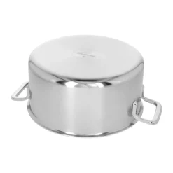 Demeyere Ollas<5-Plus olla baja de acero inoxidable, 5,2 L Plateado
