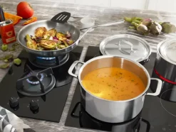 Demeyere 5-plus sartén de acero inoxidable 5-ply, Ø24 cm Plateado Discount