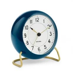 Arne Jacobsen Clocks Despertador AJ Station, azul marino, azul marino AzulBlanco Online